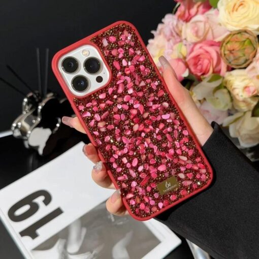 Lüx Taşlı Silikon Telefon Kılıfı - Görsel 3