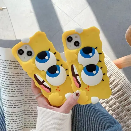 Sevimli Sünger Bob Telefon Kılıfı