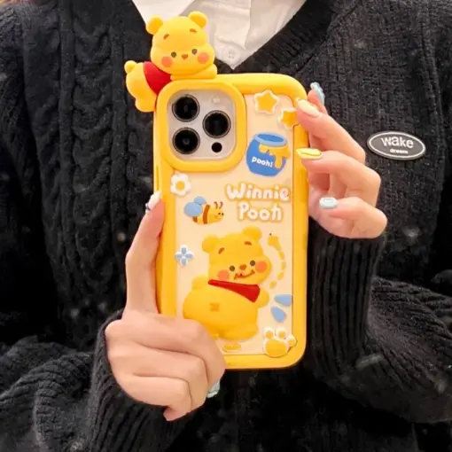 Winnie The Pooh Silikon Telefon Kılıfı